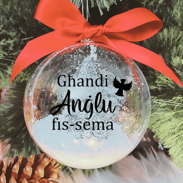 Għandi Anġlu fis-Sema - 10cm Acrylic Bauble
