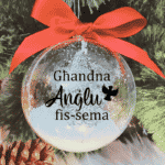 Għandna Anġlu fis-Sema - 10cm Acrylic Bauble