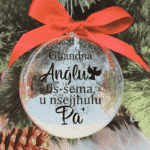 Għandna Anġlu fis-Sema ... Pa - 10cm Acrylic Bauble