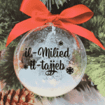 Il-Milied it-Tajjeb - 10cm Acrylic Bauble
