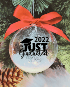 Just Graduated - 10cm Acrylic Bauble