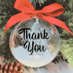 Thank You - 10cm Acrylic Bauble