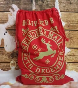 Personalised Christmas Gift Sacks  - Buy 1 get 1 FREE - Image 3