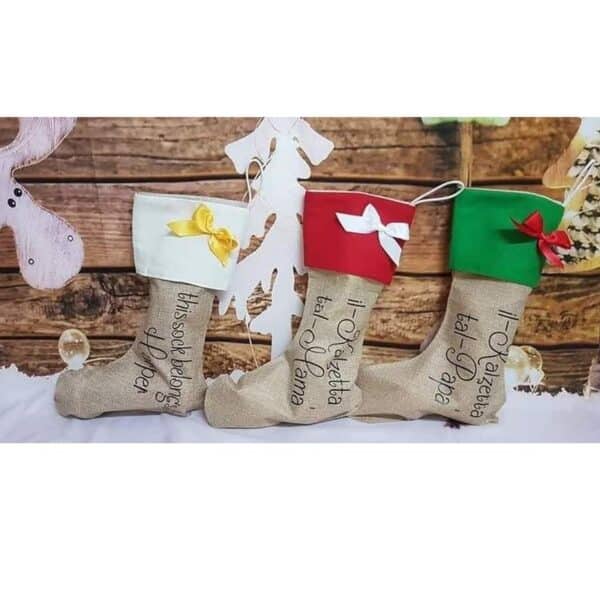 Coloured Cuff – Personalised Stocking