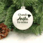 Għandi Anġlu fis-Sema - 8cm Glass Bauble