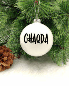Għaqda - 8cm Glass Bauble