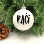 Paċi - 8cm Glass Bauble