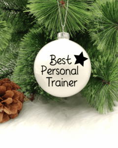 Best Personal Trainer -  8cm Glass Bauble