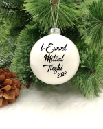 L-Ewwel Milied Tiegħi  - 8cm Glass Bauble