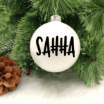 Saħħa -  8cm Glass Bauble