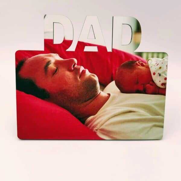 DAD - Horizontal Personalised Photo Frame
