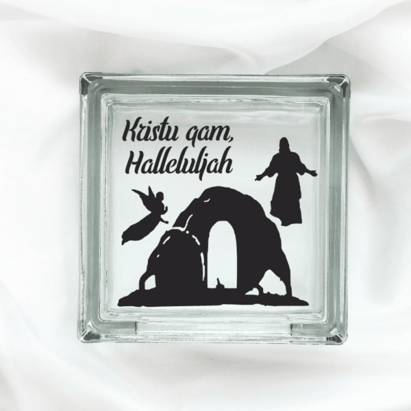 Kristu Qam.. - Glass Block