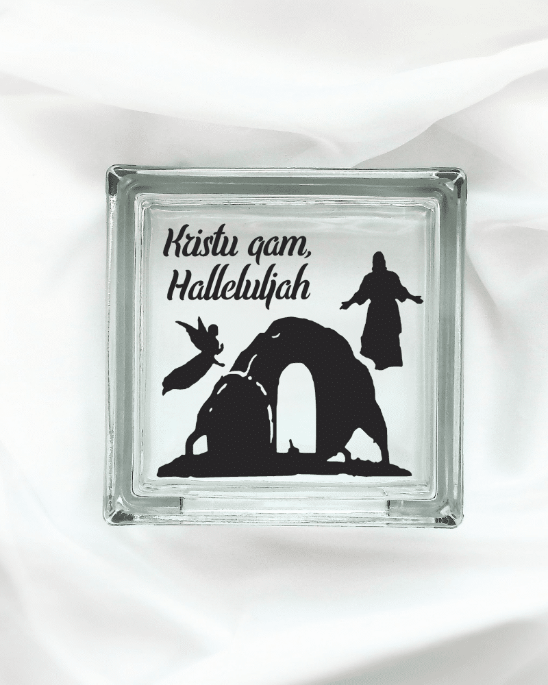10.png Kristu Qam.. - Glass Block - Image 1