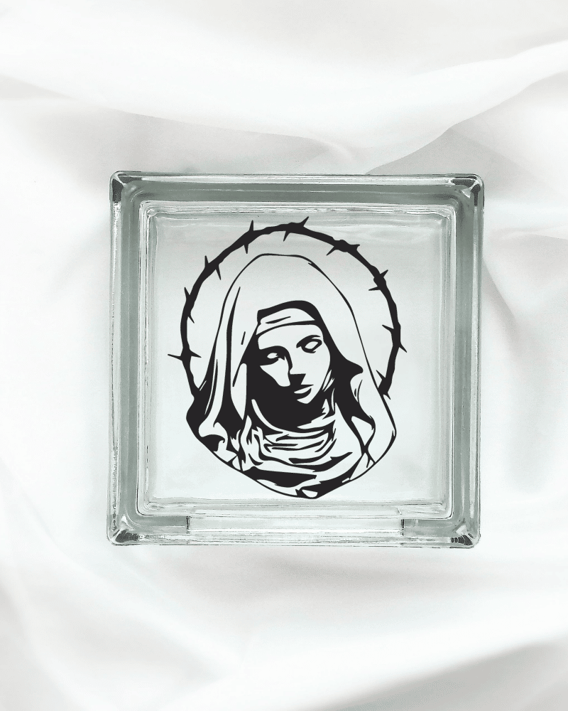 Lady of Sorrows – Duluri – Glass Block