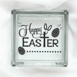 Happy Easter - Glass Block