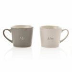 Mr & Mrs - Minimal Mug Set