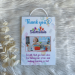 Child Care Plaque with Logo - Large Wooden Plaque