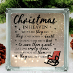 Christmas In Heaven.. - Glass Block