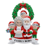 Personalized Christmas Family Ornament - 3 Children