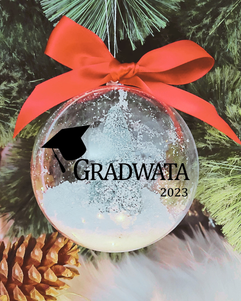 ACRBBLGRADWATA Gradwata - 10cm Acrylic Bauble - Image 1