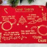 Personalised Santa's Mat