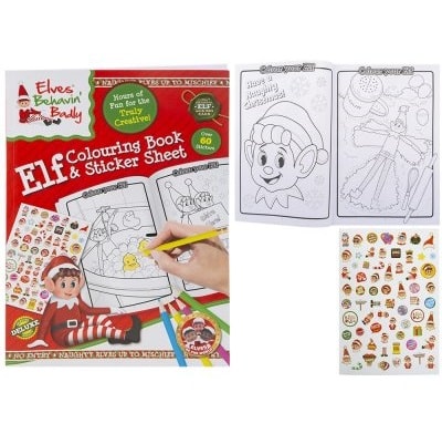 Elf Colouring Book & Sticker Sheet