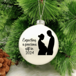 Expecting... - 8cm Glass Bauble