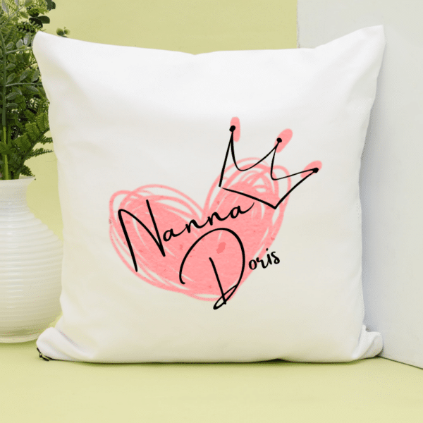 Crowned Nanna - Personalised Cushion