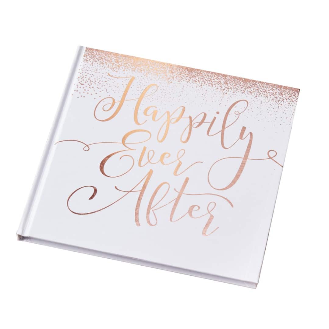 5055995966546.jpg Happily Every After - Rose Gold Guest Book - Image 1