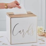 White & Gold - Card Gift Box
