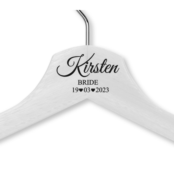 Kirsten's White Wood Hanger - Child