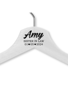 Amy's White Wood Hanger - Child
