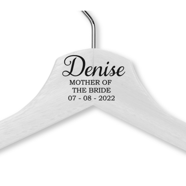 Denise's White Wood Hanger - Child