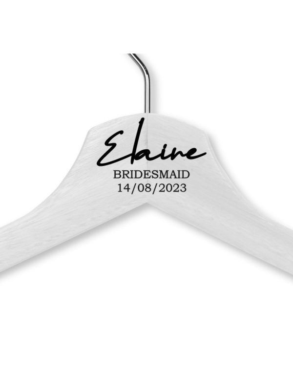 Elaine's White Wood Hanger - Child