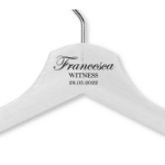 Francesca's White Wood Hanger - Child