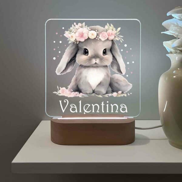 Bunny Night Lamp - Girl