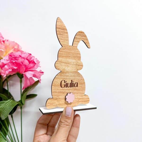 Standing Easter Bunny - Pink