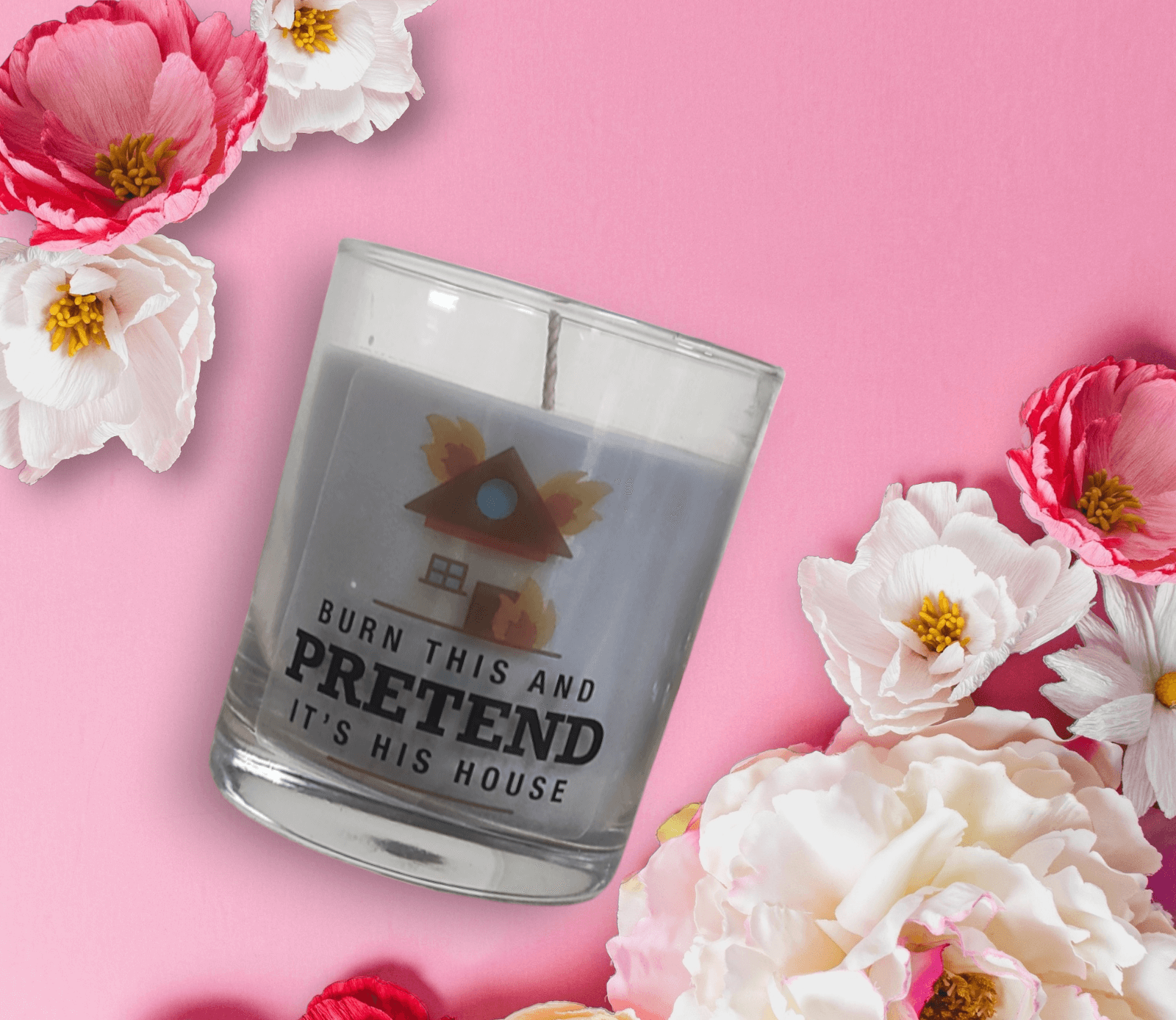 Burn This And Pretend It’s His House – 175ml Massage Scented Candle