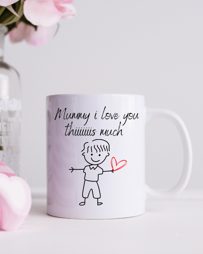 63.png I Love You Mummy - Boy Mug - Image 1