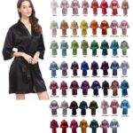 Adults Satin Dressing Gowns - 55 Colours