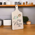 Nanna Floral Spoon - Decorative Standing Chopping Board