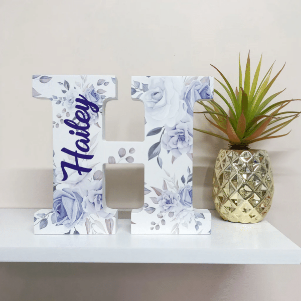 Lilac Lover - Initial Wooden Letter