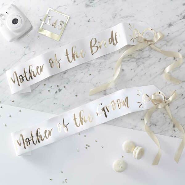 Mother of the Bride and Groom sash- I Do Crew
