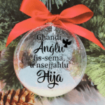 Għandi Anġlu ... Ħija - 10cm Acrylic Bauble