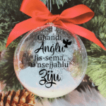 Għandi Anġlu ... Ziju - 10cm Acrylic Bauble