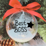 Best Boss - 10cm Acrylic Bauble