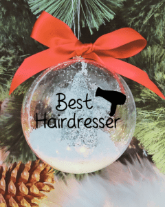 Best Hairdresser - 10cm Acrylic Bauble
