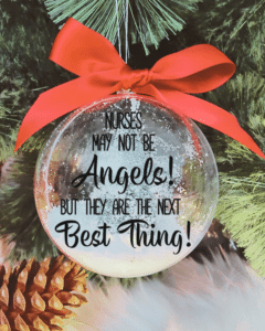 Nurses Are The Best - 10cm Acrylic Bauble