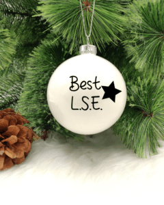 Best LSE - 8cm Glass Bauble