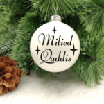 Milied Qaddis - 8cm Glass Bauble